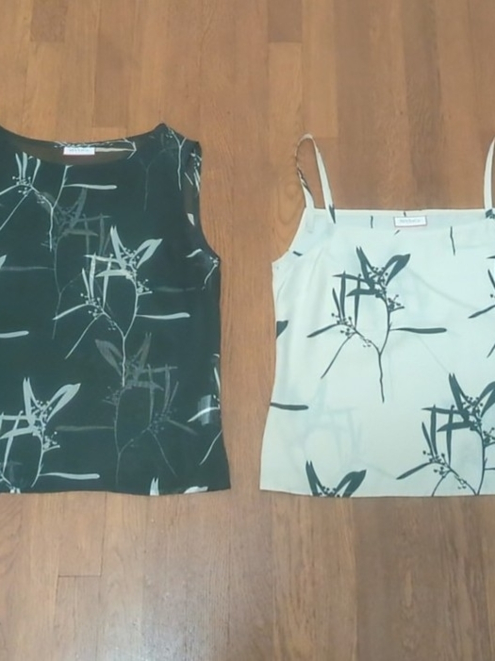 vintage Italian 2-piece silk cami set by Max&Co (MaxMara), 2-4, dark green